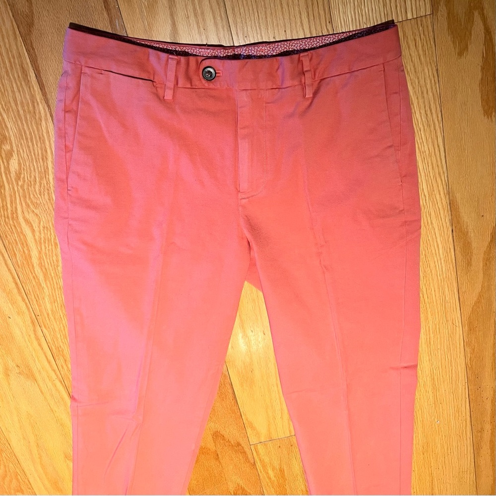 BONOBOS Work Pants Italian Stretch Cotton Blend slim Chinos 32x34 Brand New